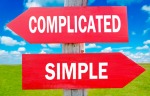 Complicated or simple sign